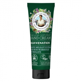 Babushka Agafia bio kézkrém megújító fehérsomkóró kivonattal és bur marigold virágvízzel 75ml