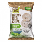 Rice Up barna rizs chips - hagymás-tejfölös 60g Rice Up barna rizs chips - hagymás-tejfölös 60g