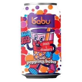Babu bubble tea - barack, eper 315ml