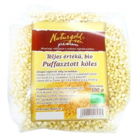 Naturgold bio puffasztott kölesgolyó - natúr 100g