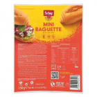 Schär gluténmentes elősütött mini bagett (2x75g) 2db Schär gluténmentes elősütött mini bagett (2x75g) 2db