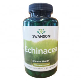 Swanson Echinacea 400mg (bíbor kasvirág) kivonat kapszula 100db