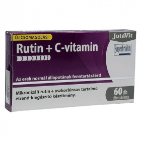 JutaVit Rutin + Ascorbin Acid tabletta 60db