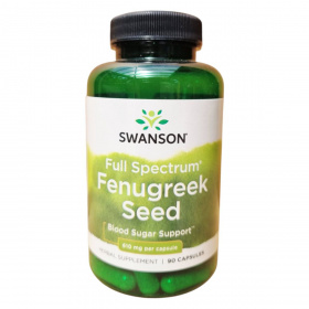 Swanson Fenugreek Seed (görögszéna mag) 610mg kapszula 90db
