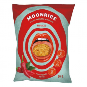 Moonrice rizs chips - paprikás 60g