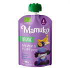 Mamuko bio banán, szilva püré 100g Mamuko bio banán, szilva püré 100g