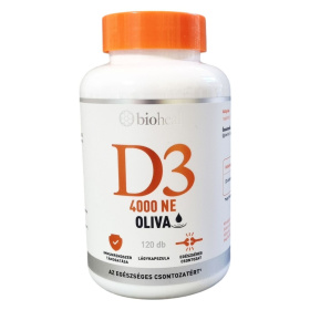 Bioheal Oliva D3-vitamin 4000NE lágykapszula 120db