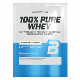 BioTechUSA 100% pure whey vanília fehérje por 28g