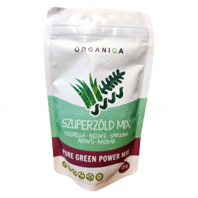 Organiqa Pure Green Power (bio) Szuperzöld mix por 125g
