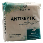 Carin antiseptic szárnyas intimbetét ( ultravékony) 9db Carin antiseptic szárnyas intimbetét ( ultravékony) 9db