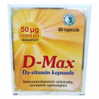 Dr. Chen D-Max 50 μg D3-vitamin kapszula 80db Dr. Chen D-Max 50 μg D3-vitamin kapszula 80db