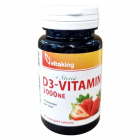 Vitaking Vitamin D3 2000IU epres szopogató tabletta 90db Vitaking Vitamin D3 2000IU epres szopogató tabletta 90db