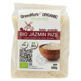 GreenMark bio fehér jázmin rizs 500g