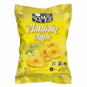 Samai főzőbanán chips - lime 70g