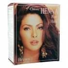 Classic Henna sötétbarna hajszínező por 100g Classic Henna sötétbarna hajszínező por 100g