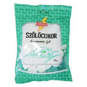 Microse Energy szőlőcukorka - mentolos ízű 75g
