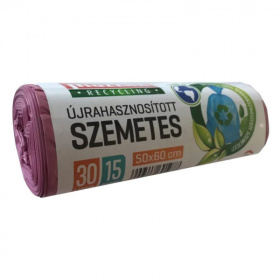 Mazzini újrahasznosított szemeteszsák (30L) 15db