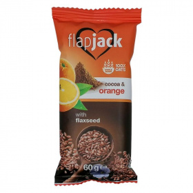 Flap Jack zabszelet (narancsos-kakaós lenmagos) 60g