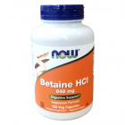 Now Betaine HCI 648mg kapszula 120db Now Betaine HCI 648mg kapszula 120db