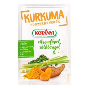 Kotányi kurkuma citromfű-zöldbors fűszerkeverék 25g