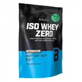 BioTechUSA Iso Whey Zero (vanília) tejsavó fehérjepor 454g