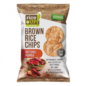 Rice Up barna rizs chips - csípős chili 60g