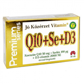 Jó Közérzet koenzim Q10+szelén+D3 prémium lágyzselatin kapszula 30db