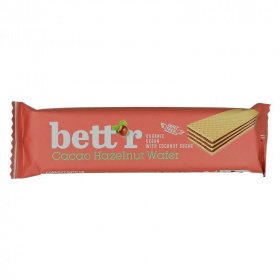 Bett'r Bio Kakaós-Mogyorós töltött ostya 30g