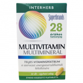 Interherb multivitamin multiminerál filmtabletta 30db