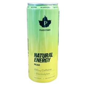 Puhdistamo Natural energy Drink energiaital - körte ízű 330ml
