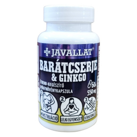 Javallat barátcserje & ginkgo kapszula 60db