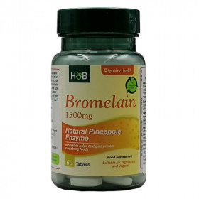 H&B Bromelain Enzim (1500mg) tabletta 60db