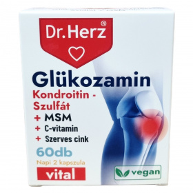 Dr. Herz Glükozamin Kondrotin-szulfát kapszula 60db