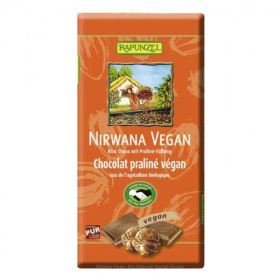 Rapunzel bio nirwana vegán rizsitalos csokoládé 100g