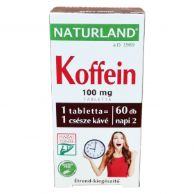 Naturland koffein 183,5mg tabletta 60db