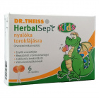 Dr. Theiss HerbalSept Kids nyalóka torokfájásra 6db Dr. Theiss HerbalSept Kids nyalóka torokfájásra 6db