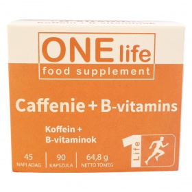 One Life Koffein+B-vitaminok kapszula 90db