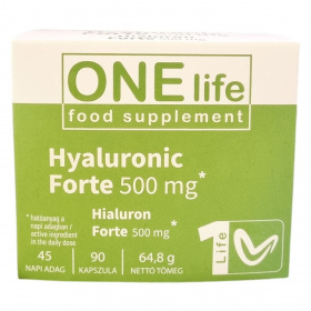 One Life Hialuron Forte 500 mg kapszula 90db