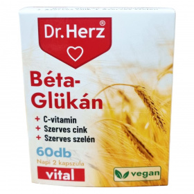 Dr. Herz béta-glükán+szerves cink, szelén+c-vitamin vegán kapszula 60db