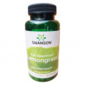 Swanson Lemongrass citromfű koncentrátum 400mg kapszula 60db