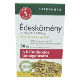Interherb Napi 1 Édeskömény extraktum 100mg kapszula inulinnal és útifű maghéjjal 30db