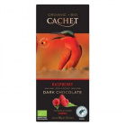 Cachet bio táblás étcsokoládé 55% málna 90g Cachet bio táblás étcsokoládé 55% málna 90g