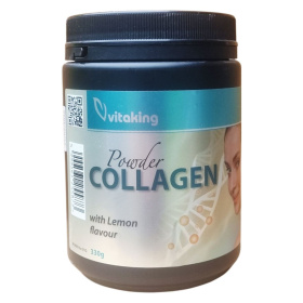 Vitaking Collagen powder Lemon - Kollagén citrom ízű italpor 330g