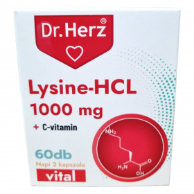Dr. Herz lysine-hcl+c-vitamin kapszula 60db
