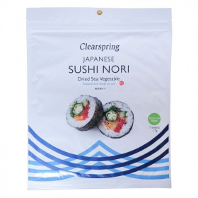 Clearspring nori-shusi pirított alga (7lap) 1db