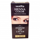 Venita Henna Color gyógynövényes szemöldökfesték - NR 3.0, barna 15g 