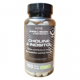 H&B Choline & Inositol - Kolin és inozitol tabletta 100db