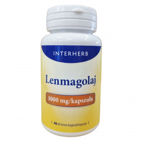 Interherb lenmagolaj kapszula 48db