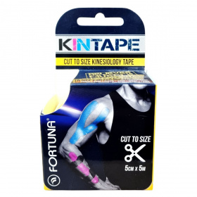 Fortuna Kintape (sárga színű, vágható, 5cm x 5m) kineziológiai szalag 1db