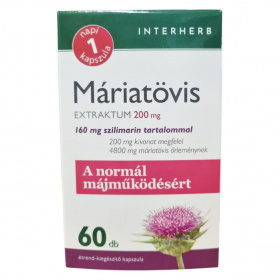 Interherb Napi 1 Máriatövis 200mg extraktum kapszula 60db